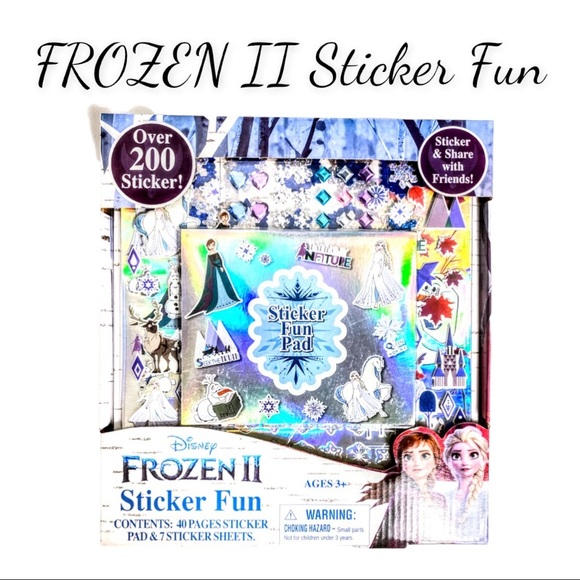 New FROZEN II Sticker Fun With Over 200 Stickers & 40 Sticker Pages - Picture 1 of 9